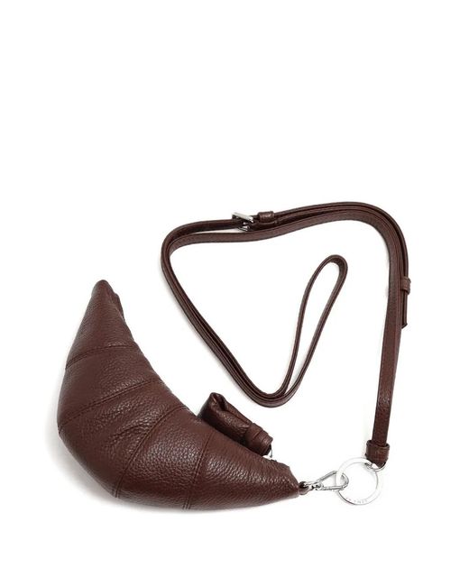 Lemaire Brown Cross-Body Croissant Coin Purse