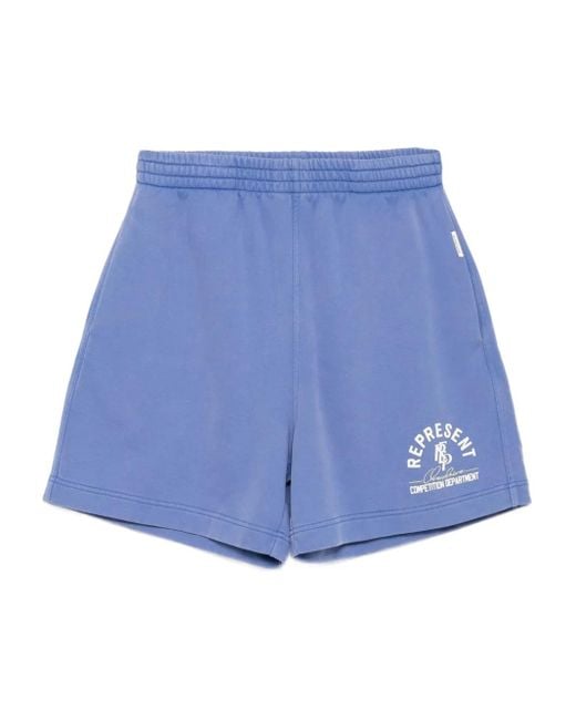 Represent Competition Department Shorts in Blue für Herren