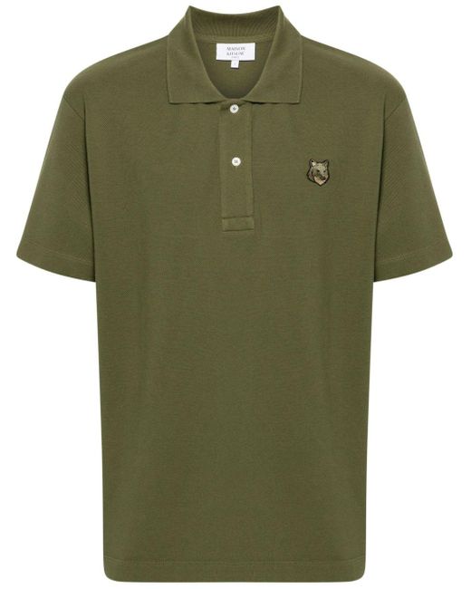 Maison Kitsuné Green 'Bold Fox Head Comfort Fit Polo Shirt for men