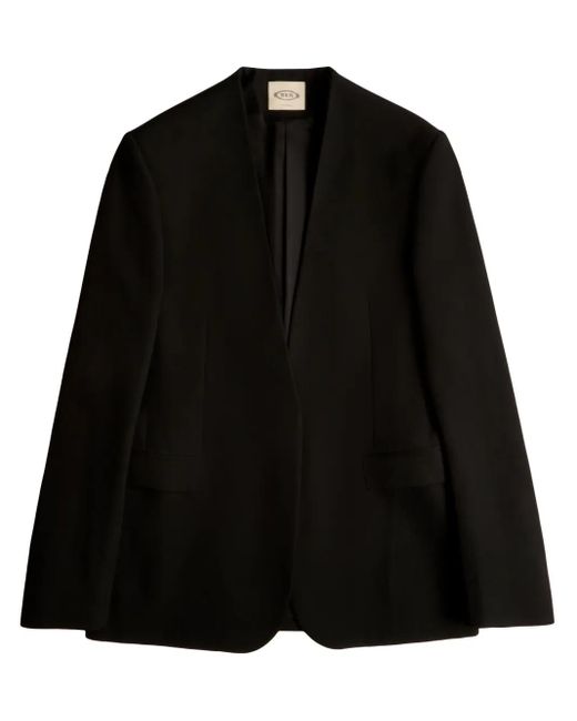 Tod's Blazer Van Scheerwol in het Black