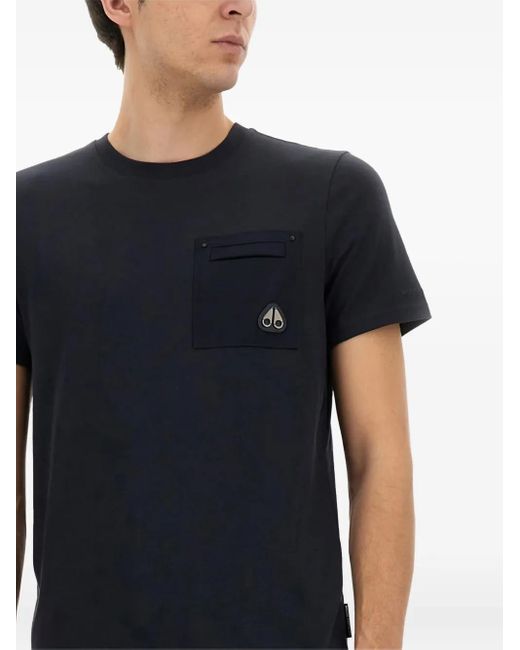 Moose Knuckles T-Shirt Mit Taschendetail in Black für Herren