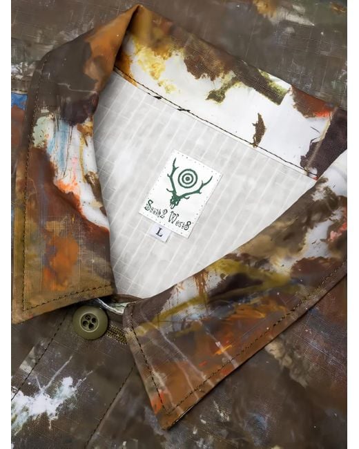 South2 West8 Green X Ben Miller Jungle Fatigue Jacket for men