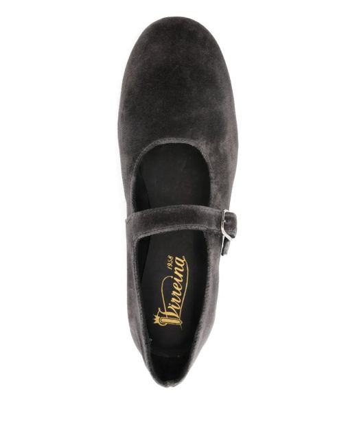 Virreina Black Strap Ballet Flats