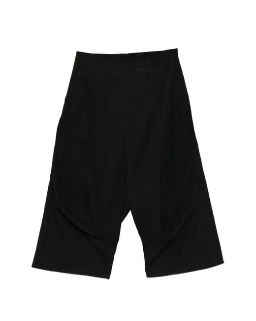 Rundholz Black Panelled Drop-Crotch Trousers