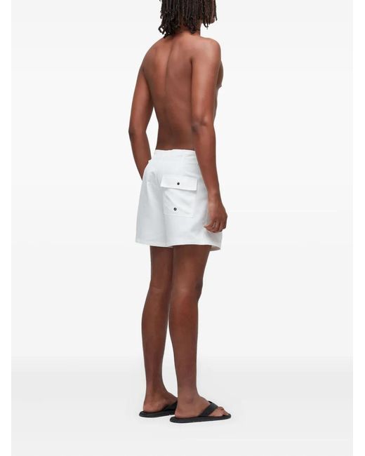 Osklen White New Britt Swim Shorts for men
