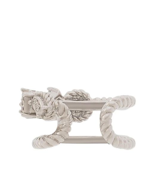 Dolce & Gabbana ダイヤモンド イヤーカフ 18kホワイトゴールド White