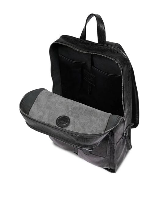 The Bridge Black Isaia Backpack for men