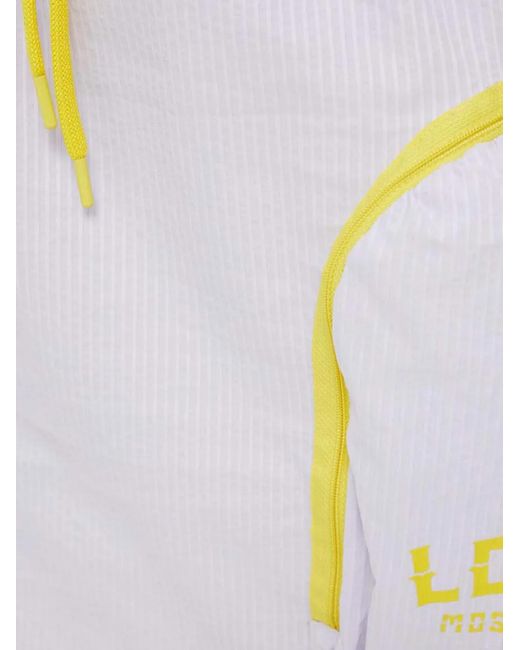 Love Moschino White Drawstring Mini Dress