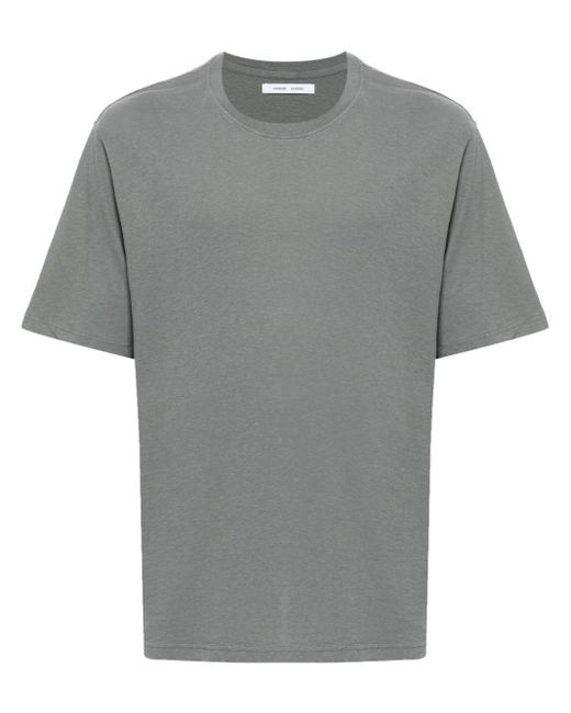 Samsøe & Samsøe Gray Saadrian Jersey T-shirt for men