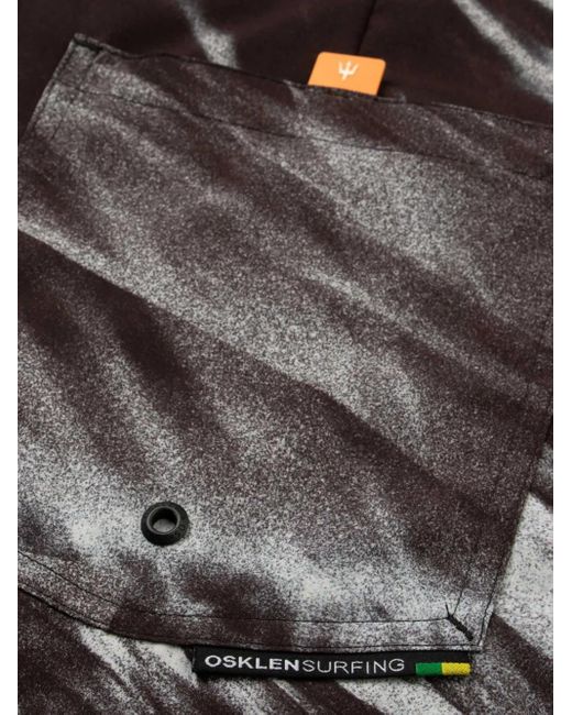 Osklen Zwembroek Met Palmboomprint in het Black voor heren