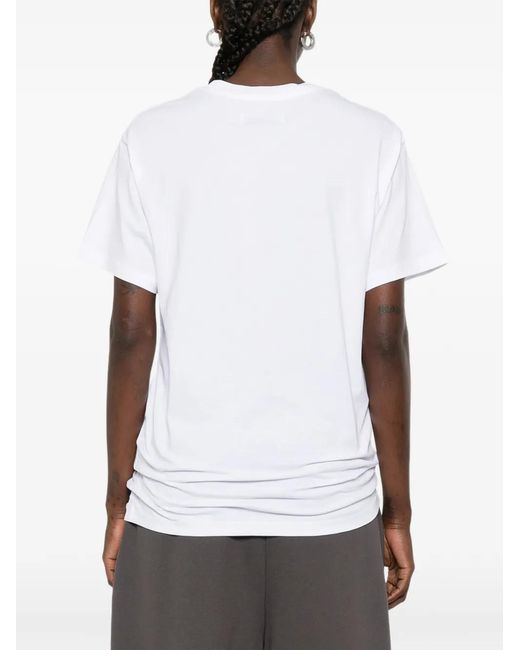Vivienne Westwood White Orb And Stars Classic Cotton T-Shirt