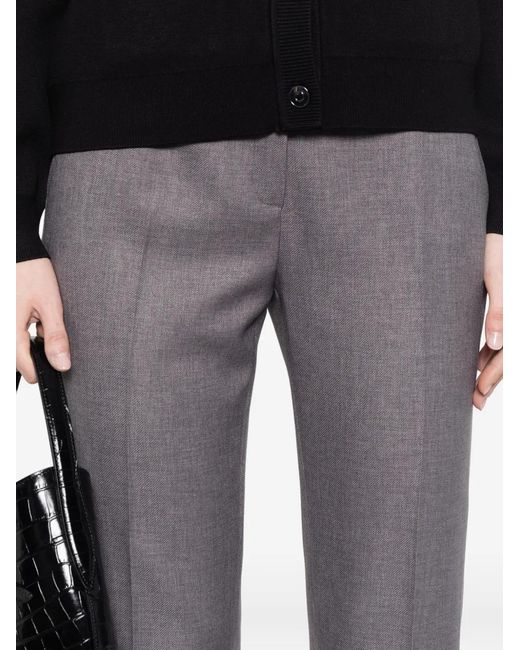 MAISON 123 Black Felix Side-Pockets Trousers