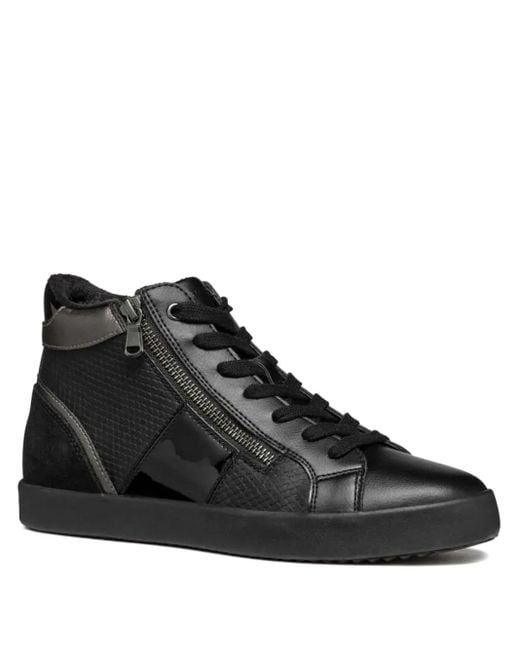 Geox Black Sneakers Mit Reißverschluss