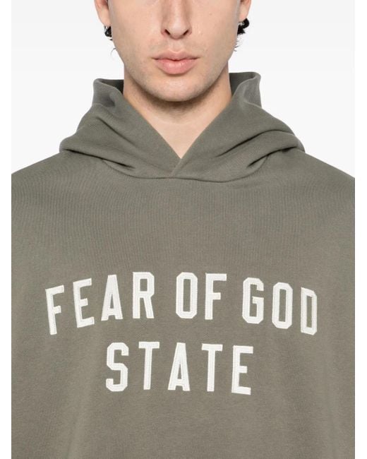 Fear Of God Gray 90's Hoodie for men