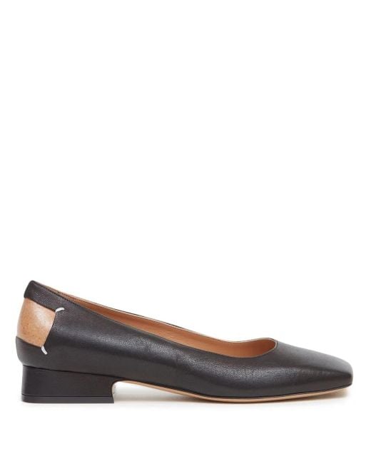 Maison Margiela Brown Ballerina Décortiqué Four Stitches
