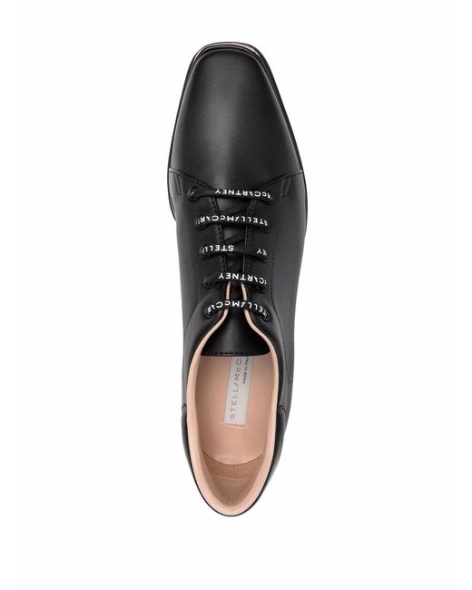 Stella McCartney Black Elyse Ridged Sole 80Mm Sneakers
