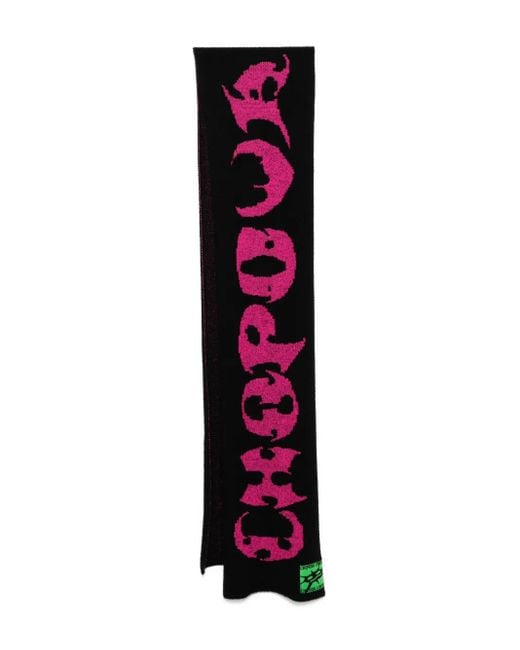 Chopova Lowena Purple Cyber Scarf