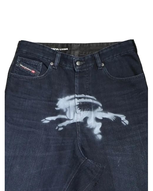 PROTOTYPES Blue Five-Pocket Denim Shorts for men