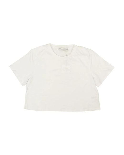 Opening Ceremony White Blank Oc Cropped T-Shirt