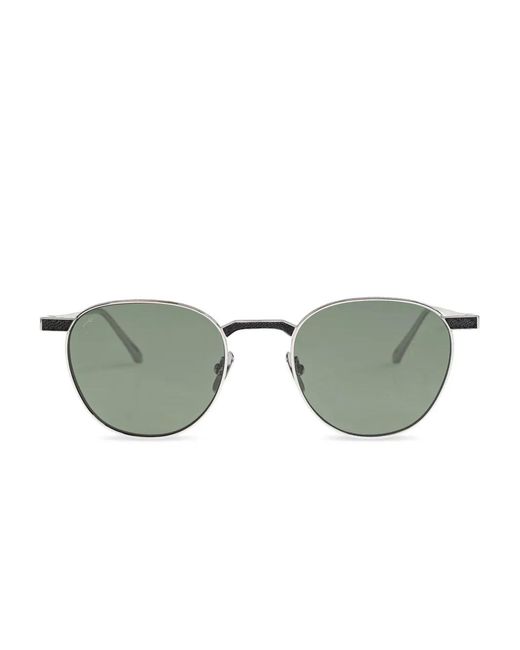 Leisure Society Green Siena Round-Frame Sunglasses