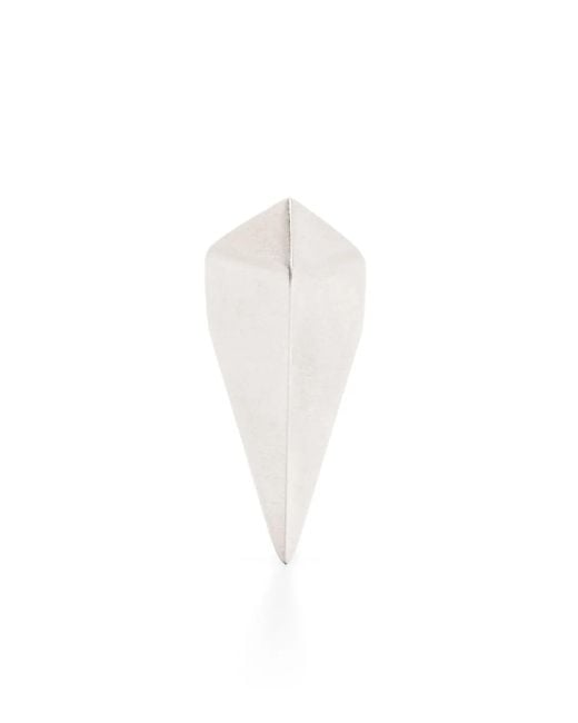 大人気! RICK OWENS Mini pyramid シングル ピアス パラジウム Rick Owens Mini Pyramid Earring in White | Lyst