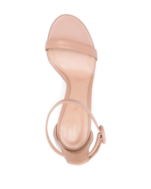 Gianvito Rossi Pink 95Mm Gaeta Sandals