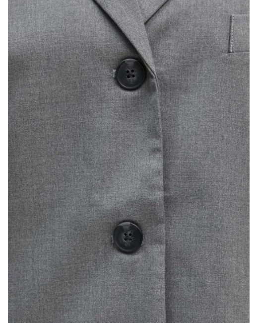 Day Birger et Mikkelsen Gray Flap-Pockets Blazer
