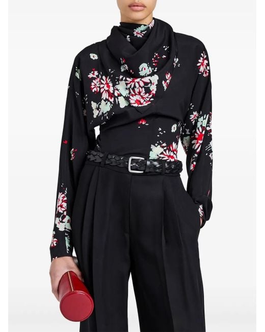 Proenza Schouler カウルネック ブラウス Black