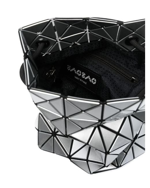 Issey Miyake Bao Bao Bucket-Tas Met Geometrisch Patroon En Trekkoord in het White