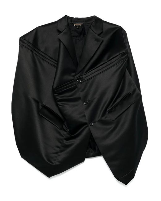 Chaleco Deconstruido Comme des Garçons de color Black