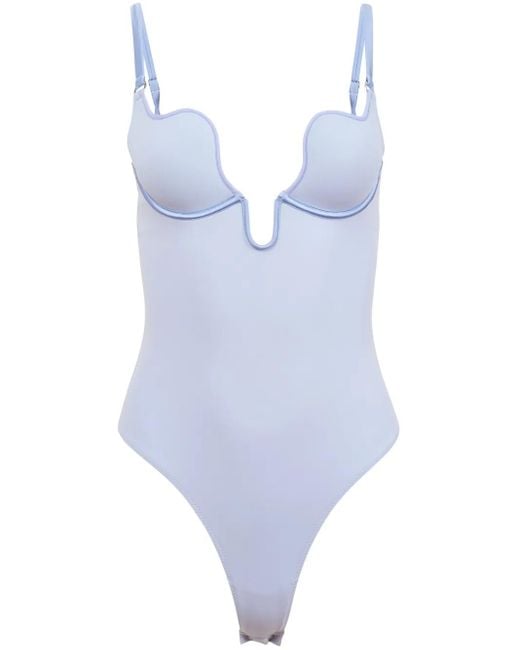 Fleur du Mal Le Stretch ボディスーツ Blue