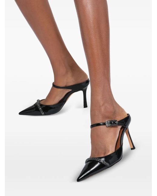 Kurt Geiger Black Crystal-Embellished Pumps