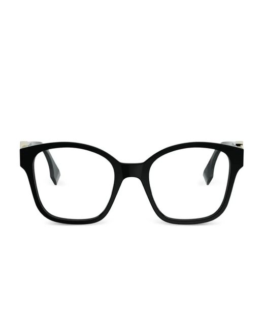 Fendi Black Square-Frame Glasses
