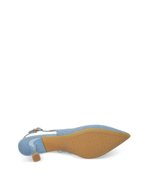 Liu Jo Blue 60Mm Slingback Pumps