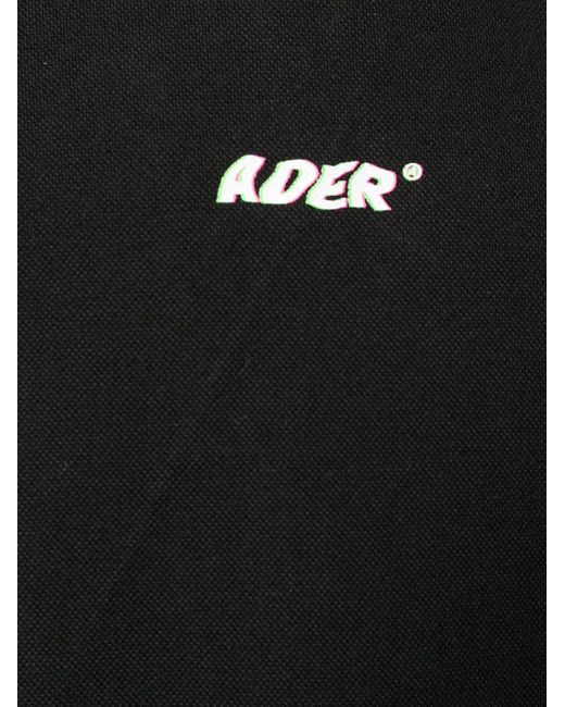 Adererror Black Ader Logo Crew Sweat for men