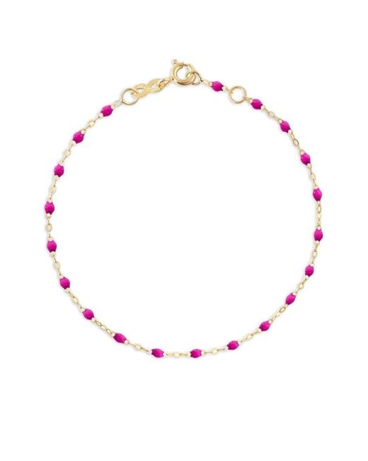Gigi Clozeau Pink 18K Enamelled Bracelet