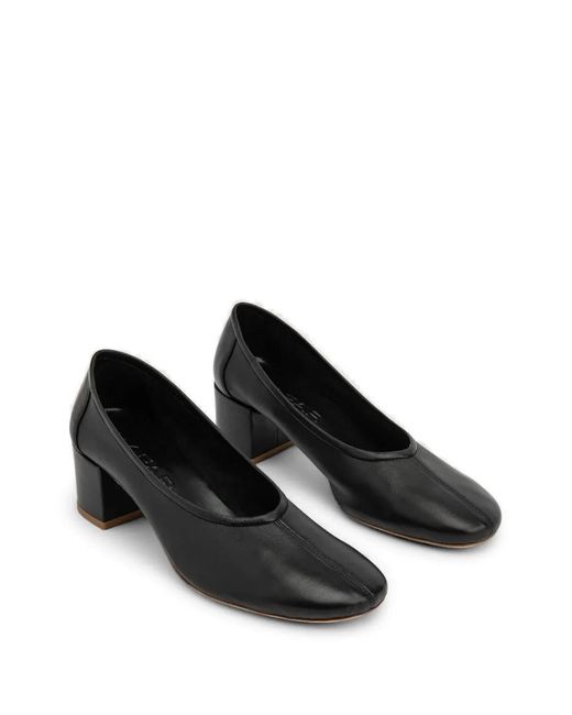 By Far Black Prudence Leather Pumps