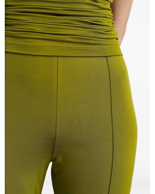 Toccin Green Gemma Seamed Pull-On Trousers