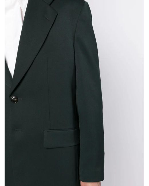 MM6 by Maison Margiela Green Single-Breasted Blazer for men