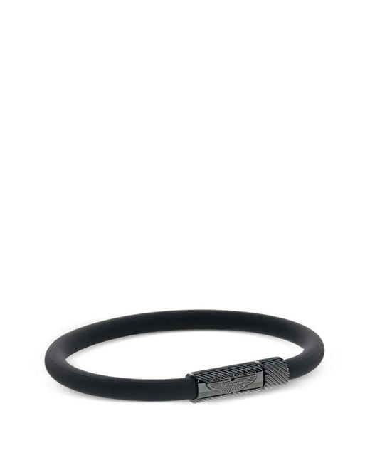 Aston Martin Watches White Logo-Engraved Bracelet for men