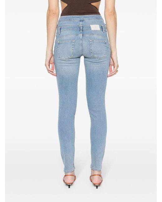 Liu Jo Blue High-rise Slim-fit Jeans
