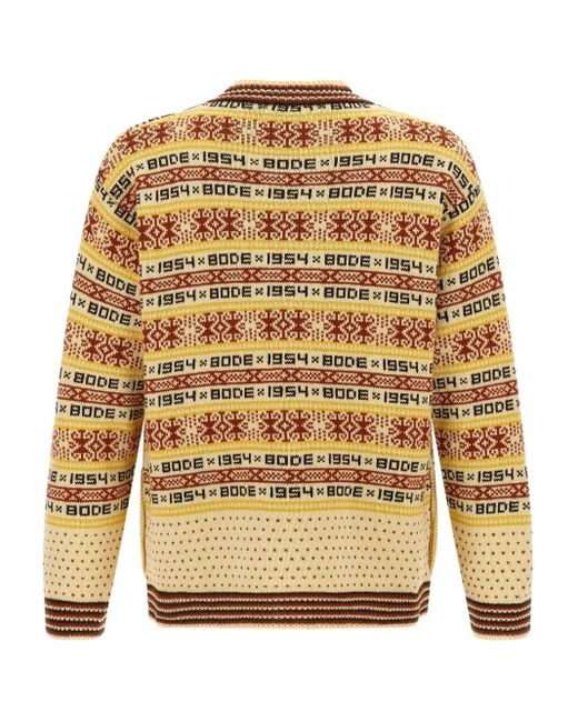 Bode Multicolor 'Marzipan' Cardigan for men