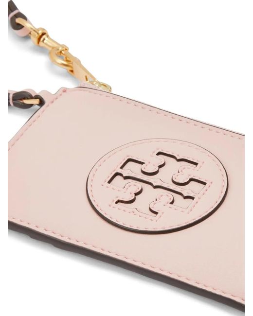 Tory Burch Pink Ella Bio Cardholder