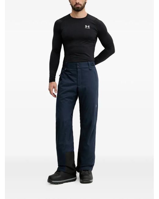 Peak Performance Blue Buttoned Skiwear Trousers for men
