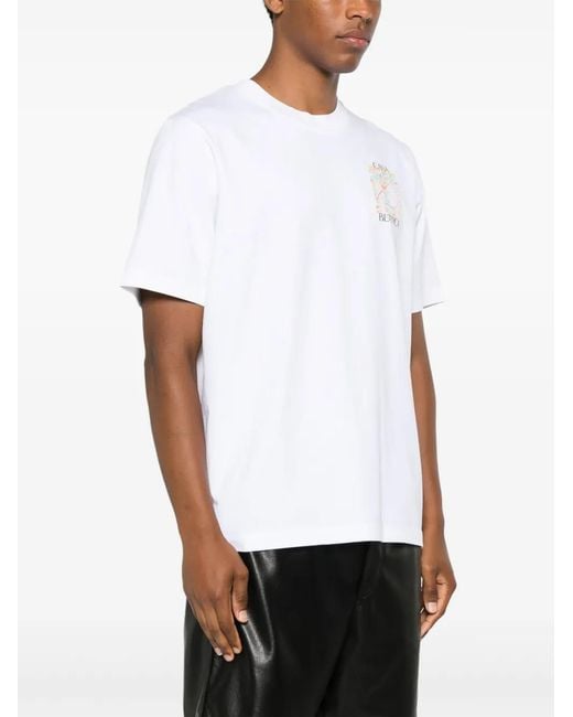 Casablanca White Mushroom Goddess T-Shirt for men