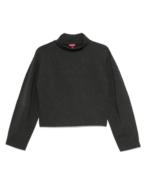 Staud Black Binoche Top