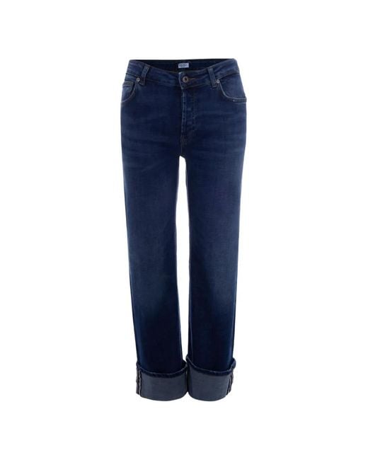 Liu Jo Blue Belt-Loops Jeans