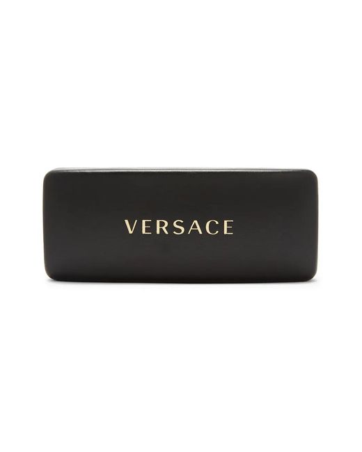 Versace Gray Medusa Glam Pilot-Frame Sunglasses