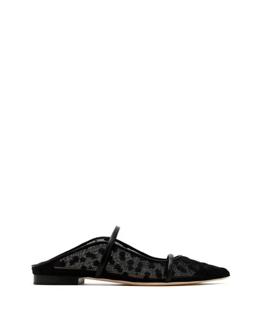 Malone Souliers Black Mules Maureen En Cuir