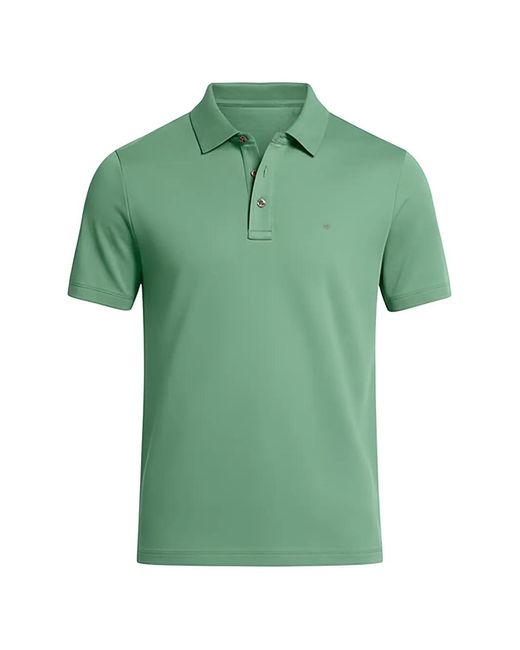 Michael Kors Green Embroidered-Logo Polo Shirt for men